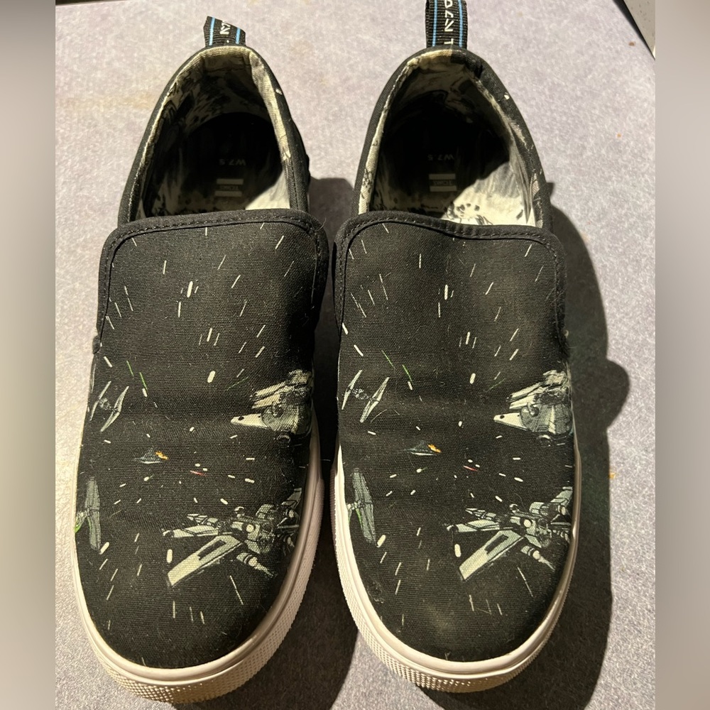 Star Wars slip on canvas shoes